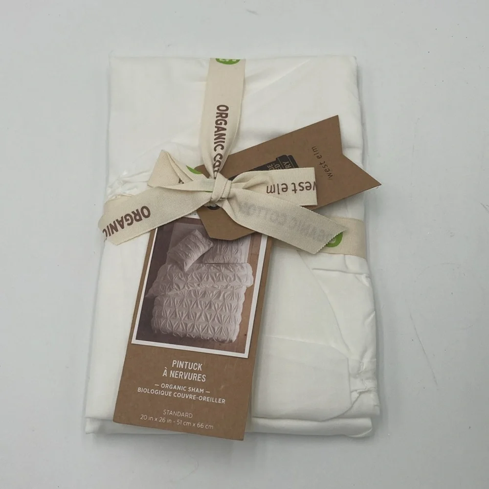 West Elm Pintuck Standard Sham